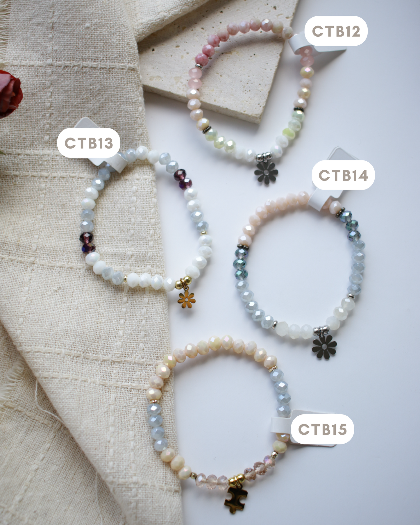 x33 Crystal Tasbih Bracelet 🌷