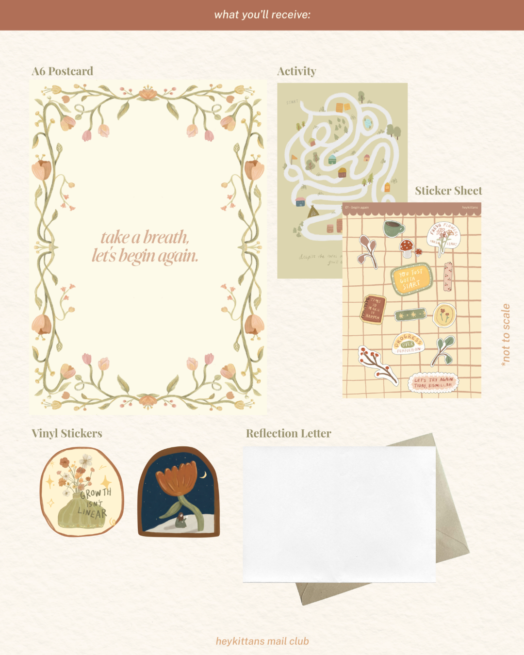 Heykittans Mail Club (Subscription)