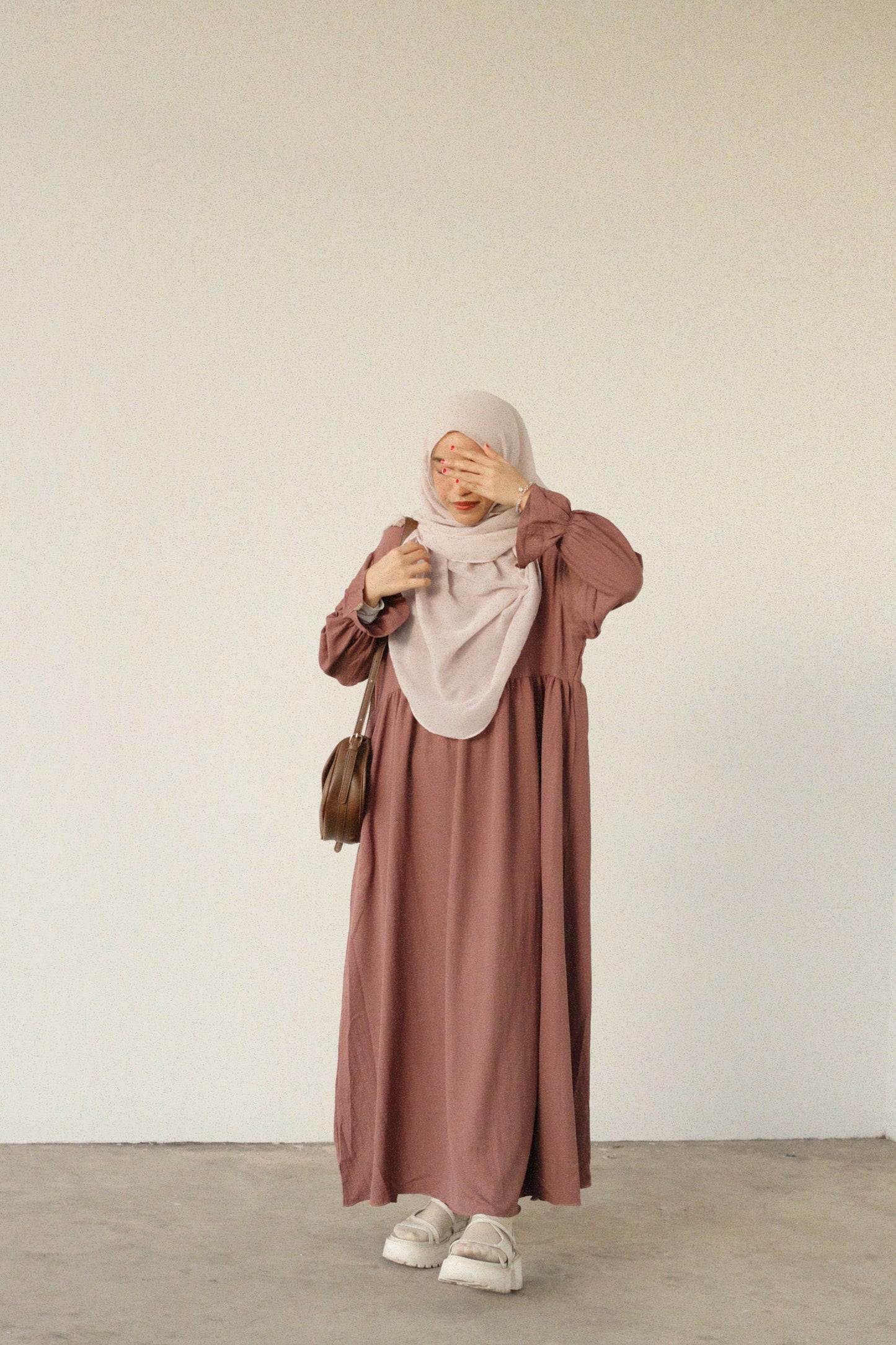 Bella Crinkle Dress: Plain