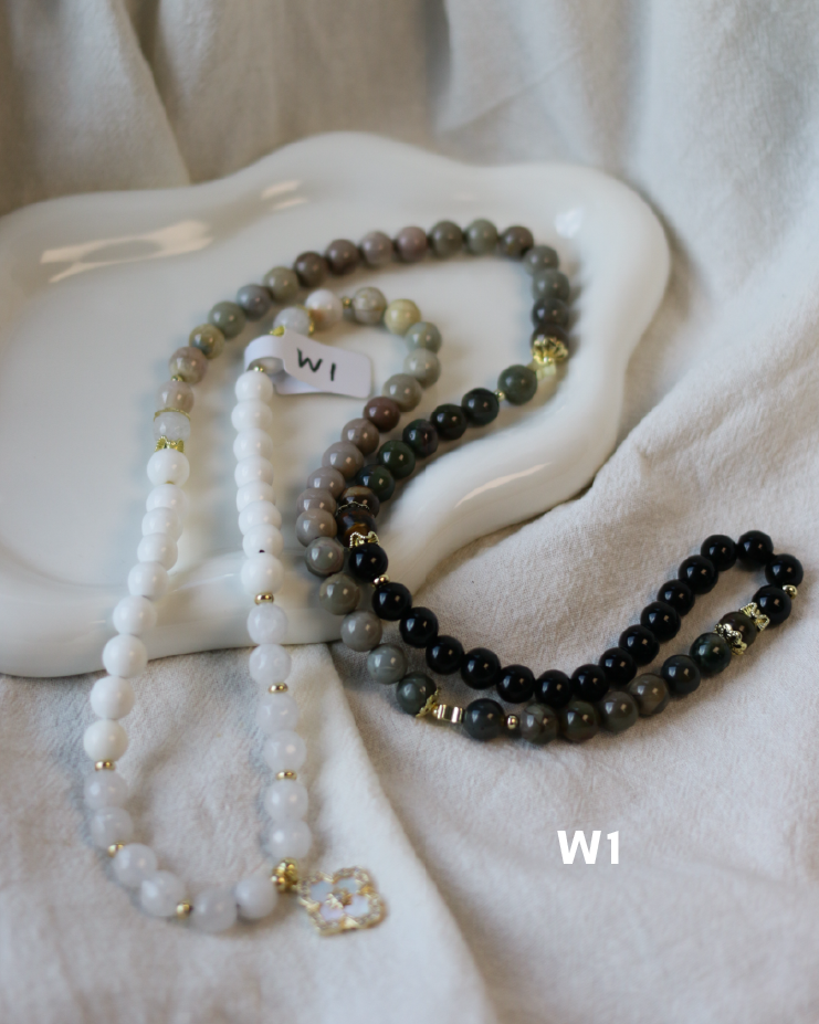 x99 Stone Tasbih ✨🕊️✨