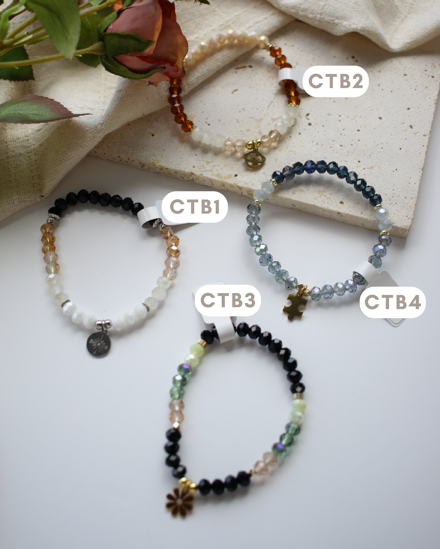 x33 Crystal Tasbih Bracelet 🌷