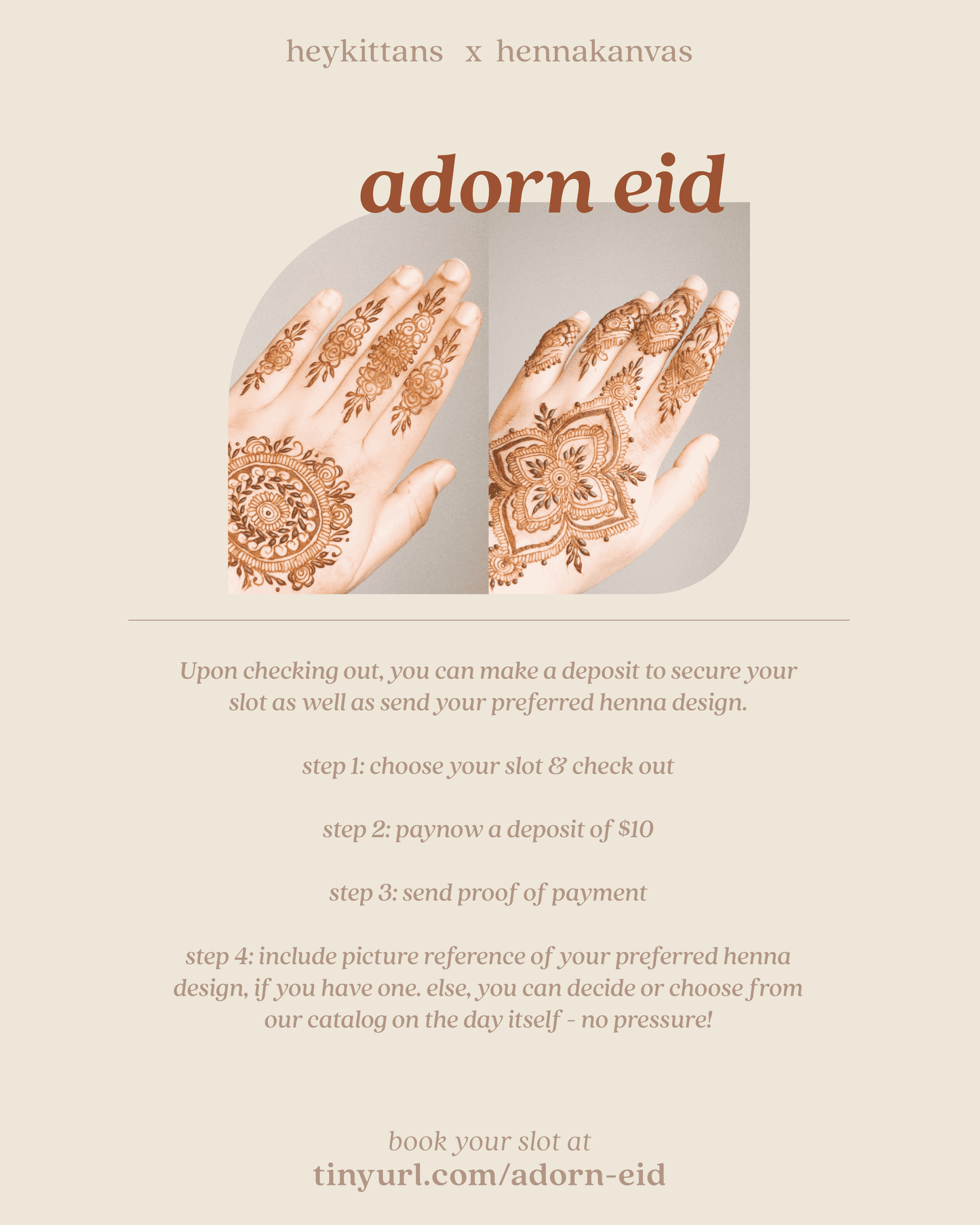 Book a Henna Slot